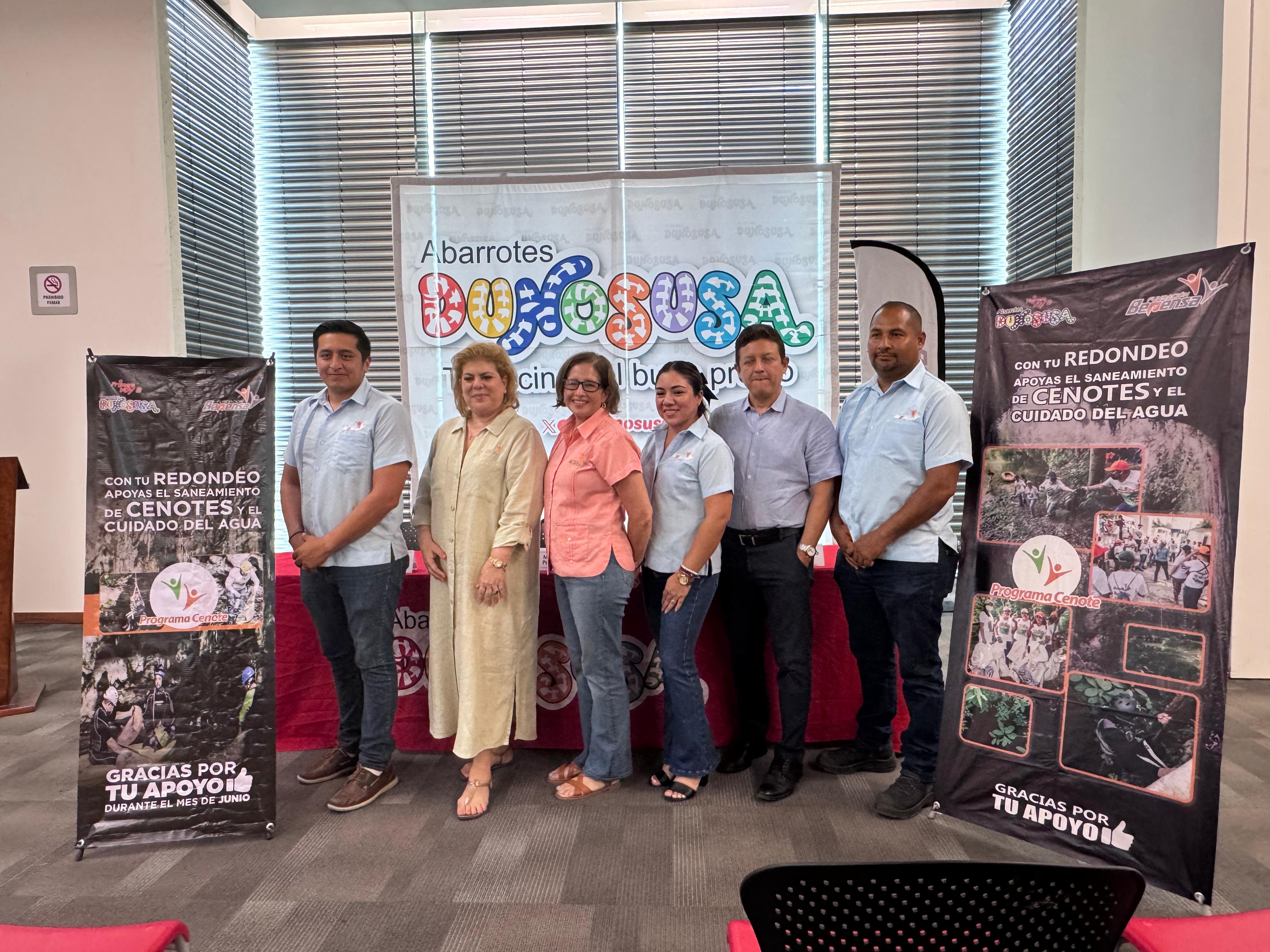 Fundación Bepensa y Dunosusa unidos por el saneamiento de cenotes en la Península de Yucatán