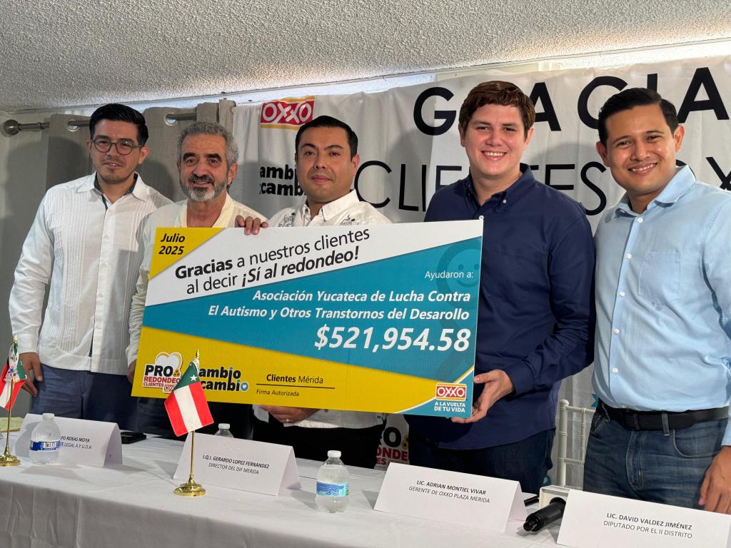 OXXO CONCLUYE CON ÉXITO LA CAMPAÑA DE REDONDEO A FAVOR DE LA ASOCIACIÓN YUCATECA DE&nbsp;AUTISMO