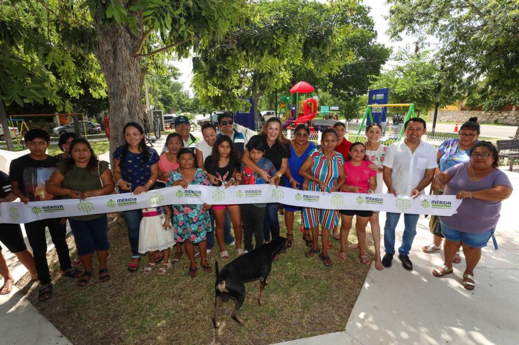 Entrega Cecilia Patrón nueva infraestructura y espacios públicos a comisarías de&nbsp;Mérida