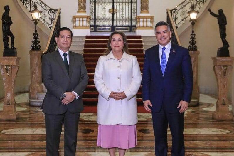 SE REÚNE ALEJANDRO MORENO CON LA PRESIDENTA DE PERÚ, DINA BOLUARTE