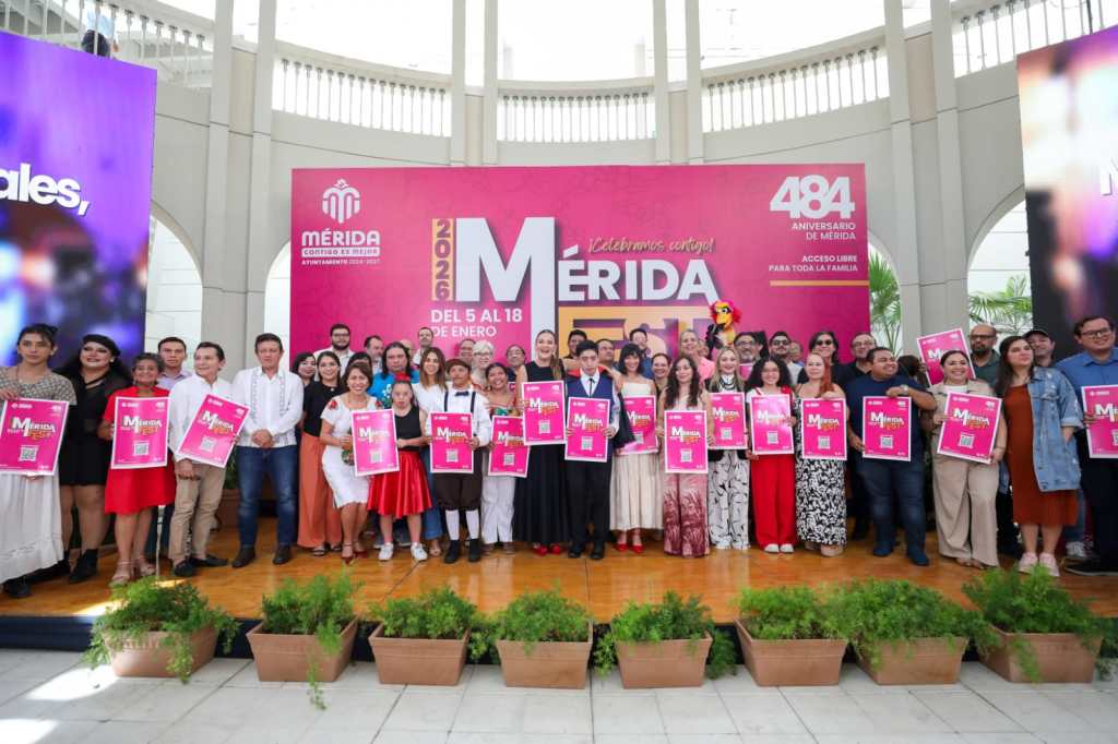 Mérida Fest 2026 celebrará 484 años de la ciudad con arte, cultura y color en cada&nbsp;calle.