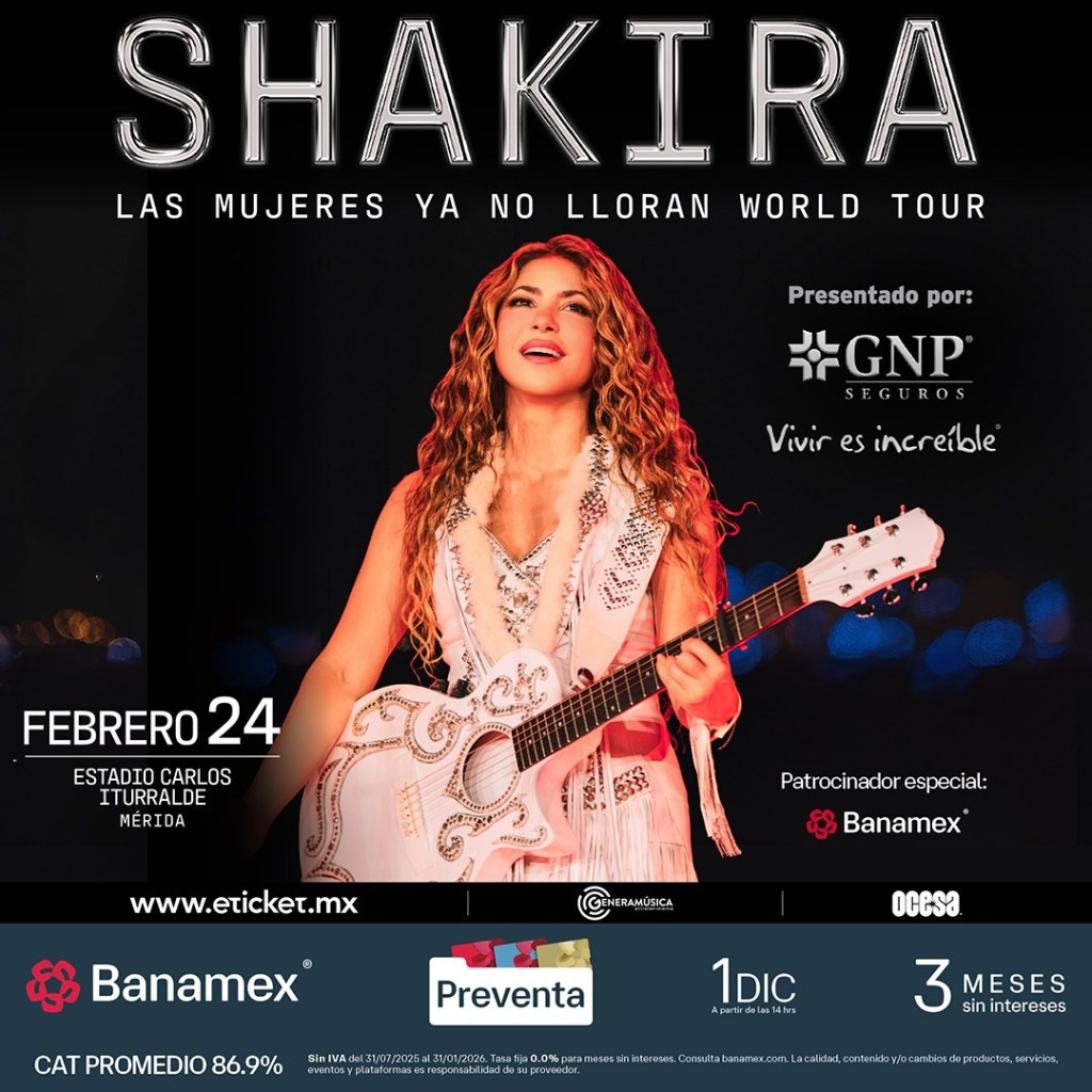 Las Mujeres Ya No Lloran World Tour&nbsp;2026