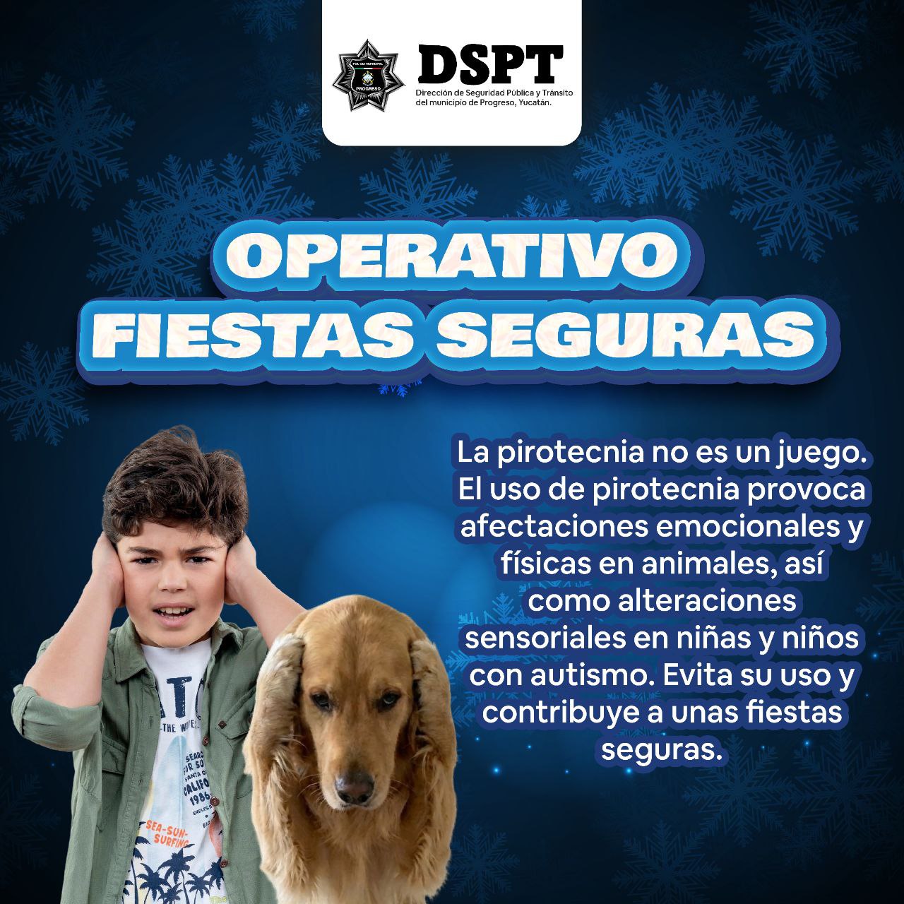 Erik Rihani refuerza campaña de prevención por fiestas decembrinas