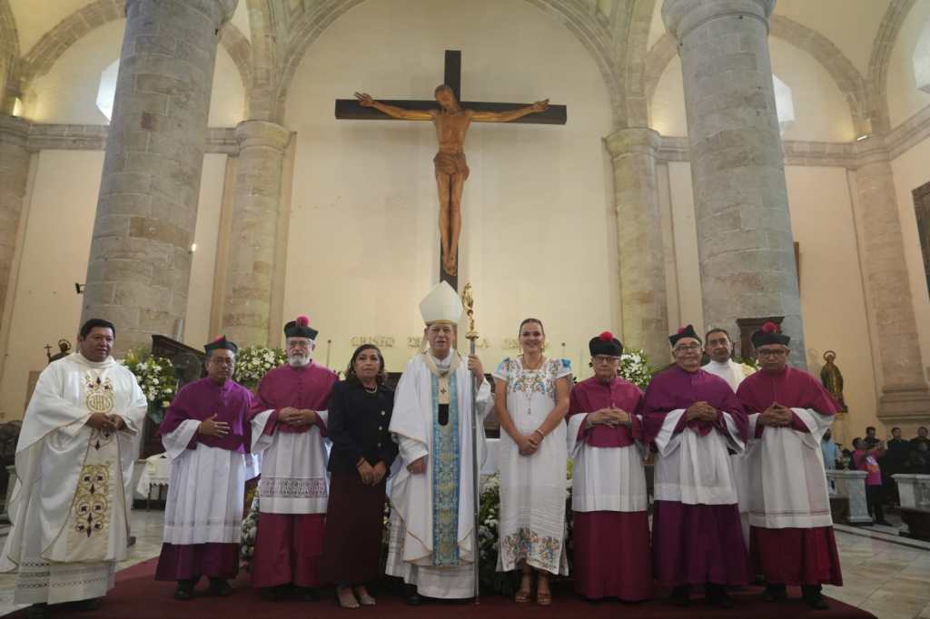 Emotiva ceremonia eucarística por los 484 años de&nbsp;Mérida