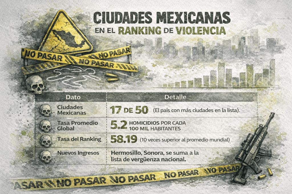 México 2025: El líder mundial del «Maquillaje Estadístico» y la&nbsp;Violencia