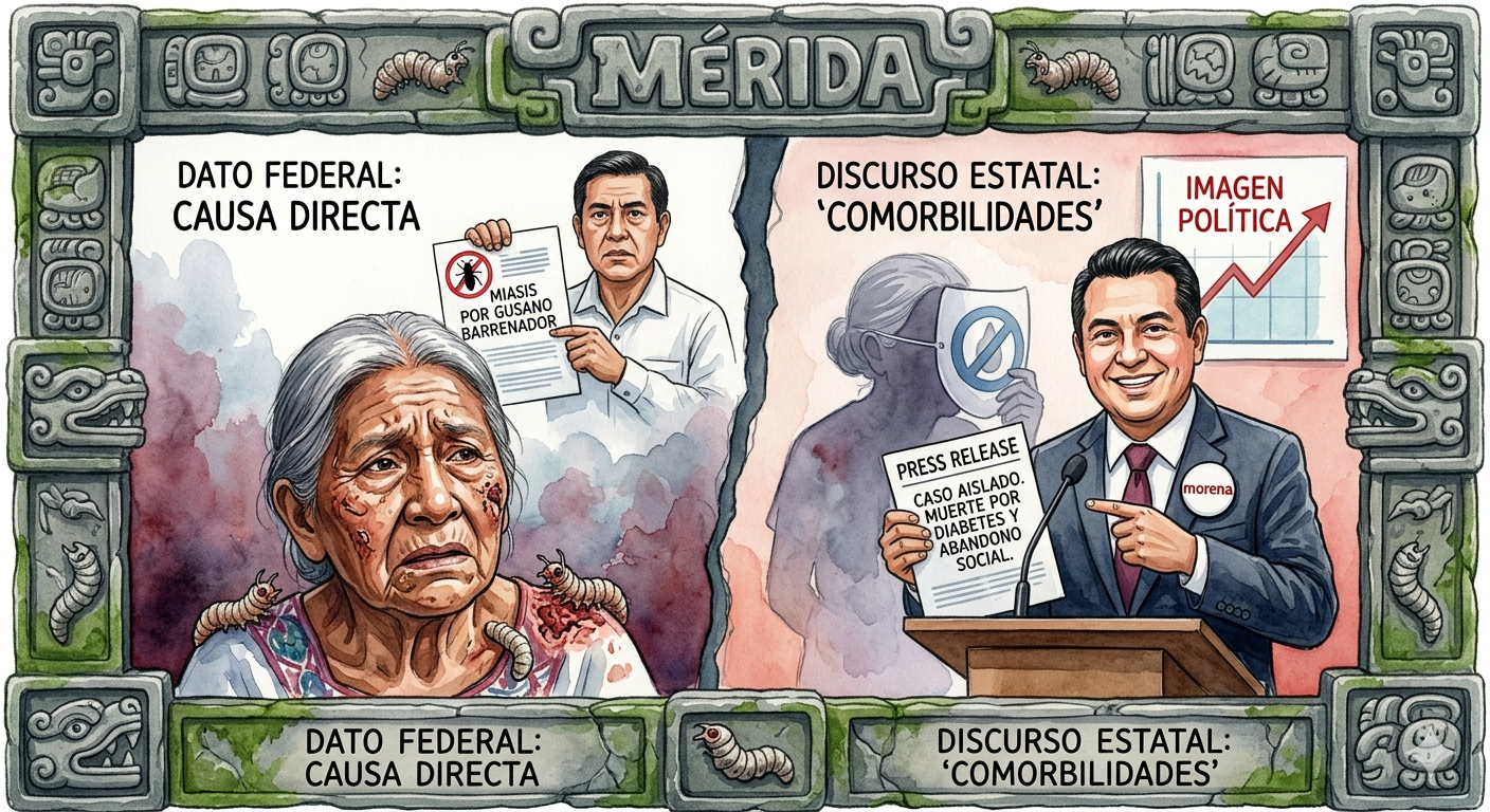 ¿Negligencia o comorbilidad? La cuestionable respuesta oficial ante la primera muerte por Gusano Barrenador en Mérida