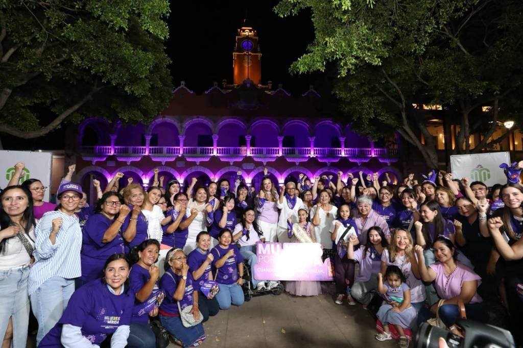 Mérida se ilumina de morado: Un gobierno con rostro de mujer y corazón de aliada&nbsp;💜