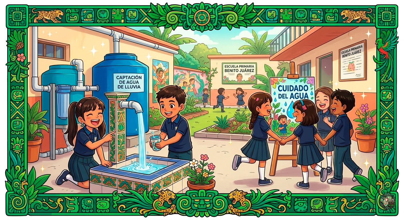 Histórico: Programa ‘Escuelas con Agua’ llega a su plantel 1,000 en México; Bepensa aporta 100 en la Península