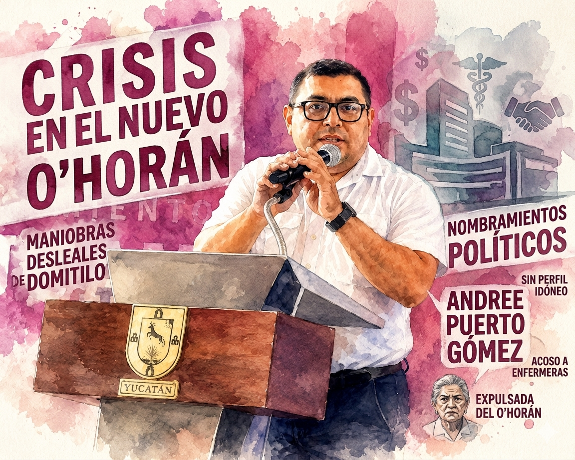 Imponen perfiles improvisados y favores políticos en el nuevo Hospital O’Horán bajo la sombra de Domitilo Carballo
