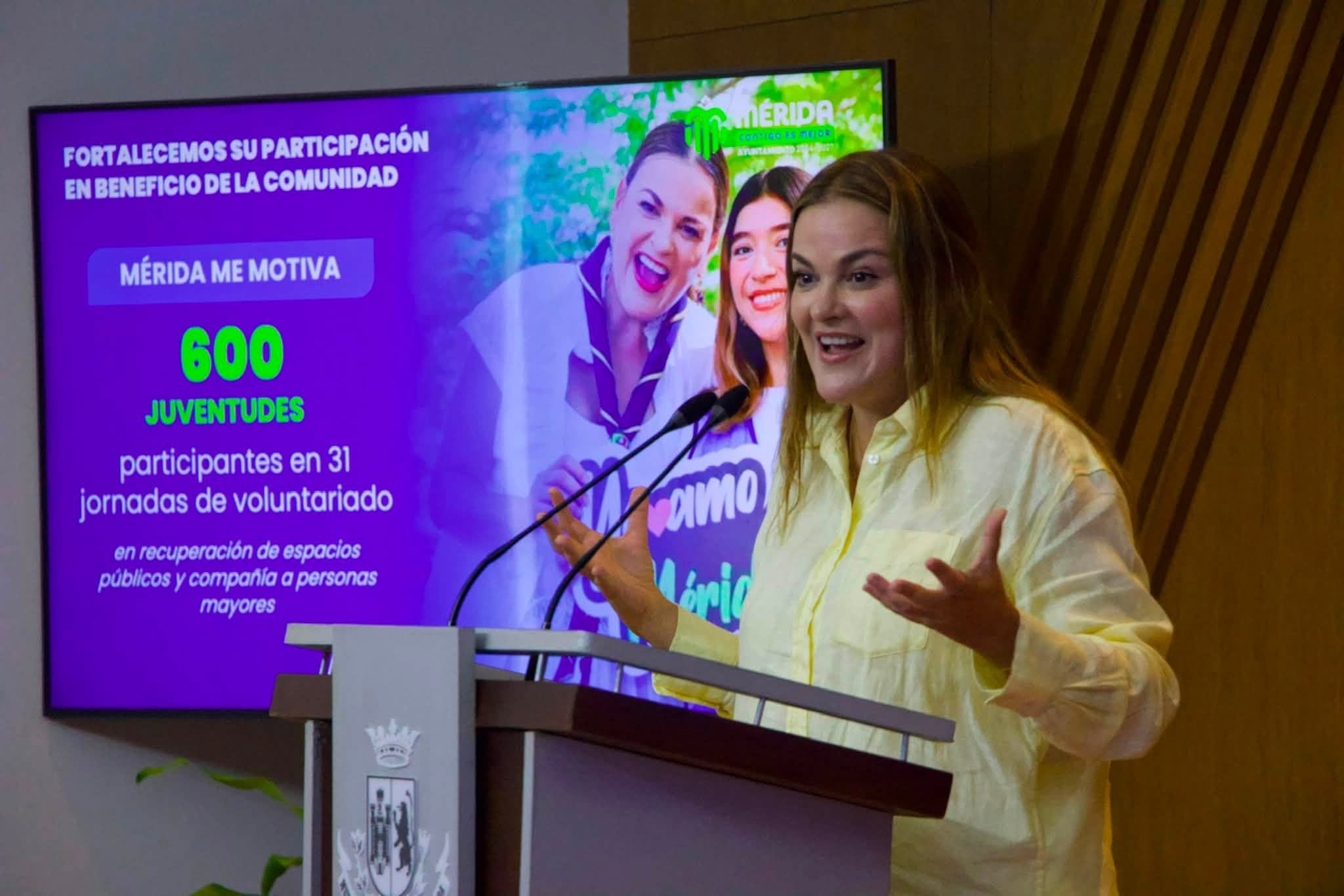 Mérida le apuesta a sus jóvenes: Cecilia Patrón presenta la agenda del Mes de la Juventud 2026