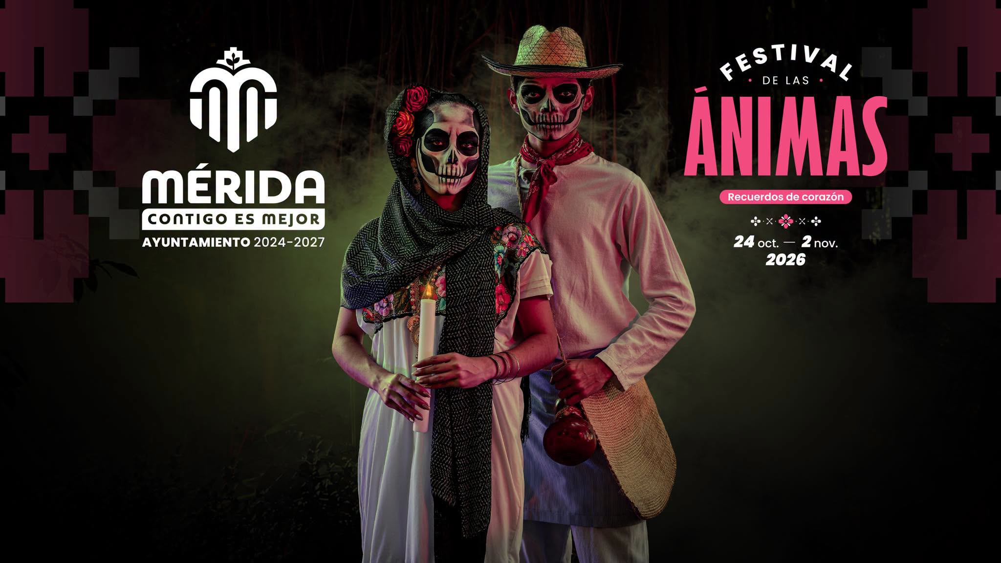Mérida se prepara para vivir el Festival de las Ánimas 2026 “Recuerdos de corazón”: una fiesta que honra raíces y viste de tradición a la capital yucateca